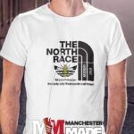 North Race Tshirt with Adidas Trefoil and Manchester Bee Design