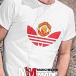 Man United Adidas trefoil tshirt