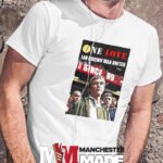 Ian Brown T-shirt Design Featuring Old Trafford Scene