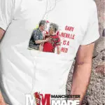 Gary Neville is a Red tshirt