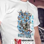 Manchester City's treble victory tshirt