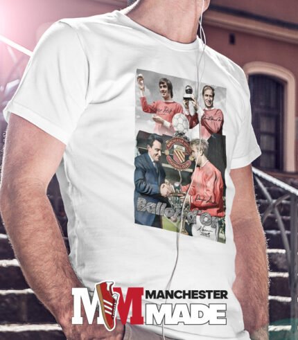 the iconic Ballon d'Or trophy trinity tshirt